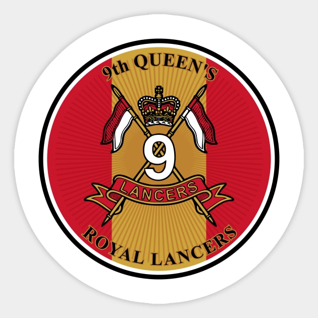 9th Queen's Royal Lancers Sticker by Firemission45